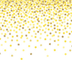 Falling Confetti Background - Colorful confetti falling on solid white background