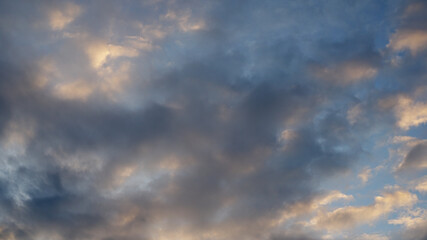 Obraz premium time lapse clouds