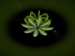 Imaginatory fractal background Image