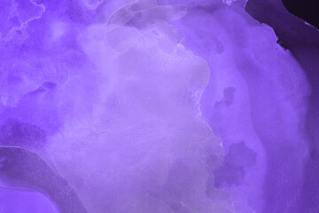 Hand-painted alcohol ink background. Abstract delicate violet texture. Contemporary feminine wallpaper. 
