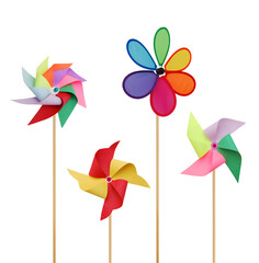 A paper game of pinwheels