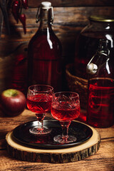 glass of red wine
