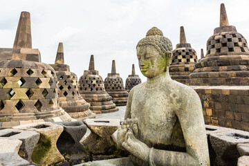 Borobudur, art, statue, temple, Jogjakarta, Jawa, Indonesia,