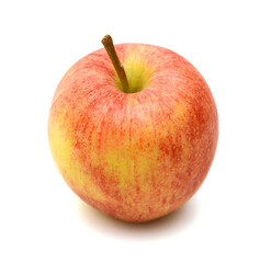 Fresh red apples isolated on white background 