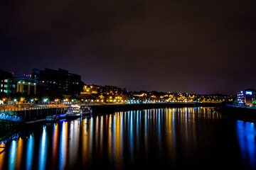 night view of the city