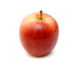 Fresh red apples isolated on white background 