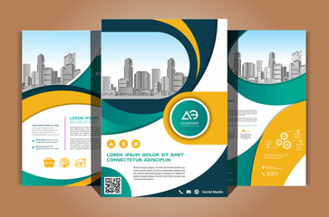 Vector Brochure modern design Layout template info graphic