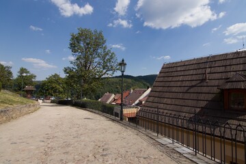 The town of Loket in the Karlovy Vary region