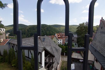 The town of Loket in the Karlovy Vary region