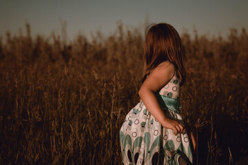 girl in feild