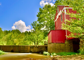 Old Mill with a dam