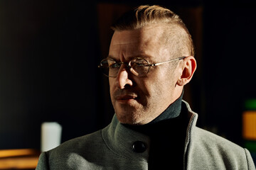 Obraz premium brutal middle aged man