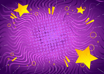 Naklejka premium Cartoon design colored background. Comic book illustration. Vector comics backdrop.