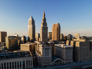 Fototapeta na wymiar Cleveland Skyline 