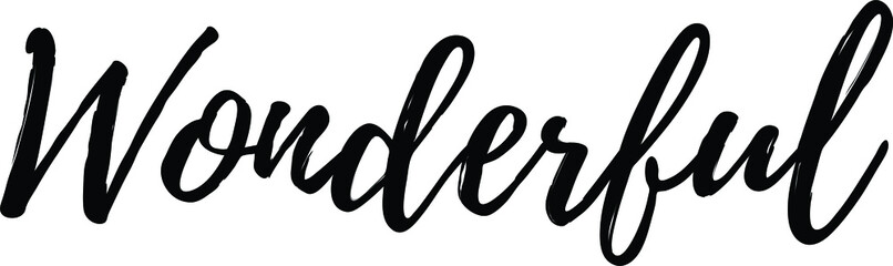 Beautiful Synonyms text. Only one single word. Printable graphic tee. Design doodle for print. Vector illustration. Colorful. Hand drawn calligraphy style. Black and white