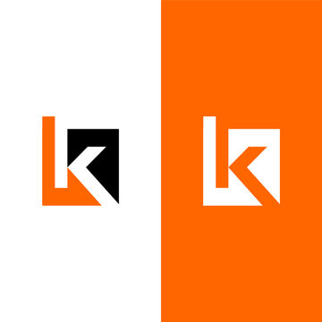 K abstract vector logo monogram template
