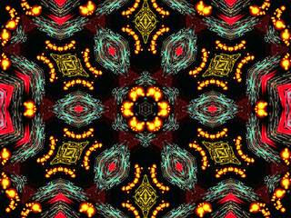 Abstract background Beautiful multicolor kaleidoscope texture.