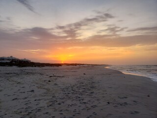 Fototapeta premium sunset on the beach