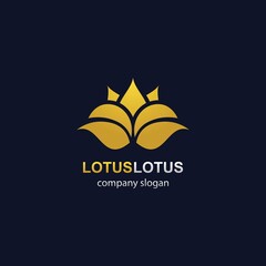 Lotus logo template vector icon