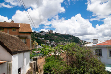 マダガスカルのアンタナナリボの都市の風景
