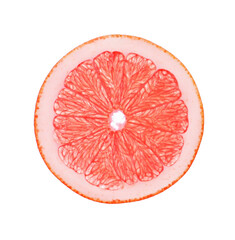 Grapefruit  isolated on white background