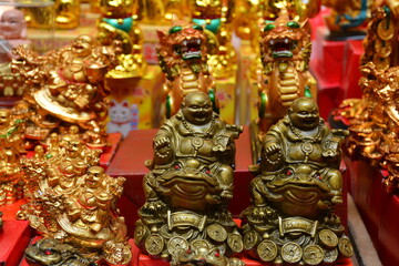Buddha lucky charm figurine
