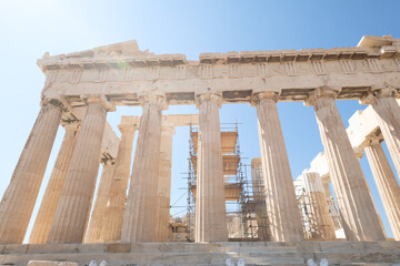 Obraz premium パルテノン神殿 ギリシャ