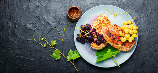 Roast chicken fillet