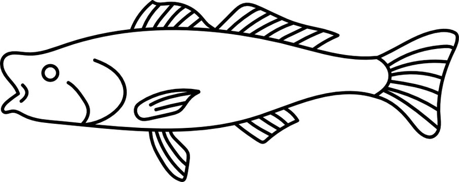 Fish Outline Images – Browse 218,846 Stock Photos, Vectors, and Video