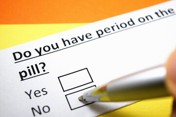 Obraz premium Questionnaire