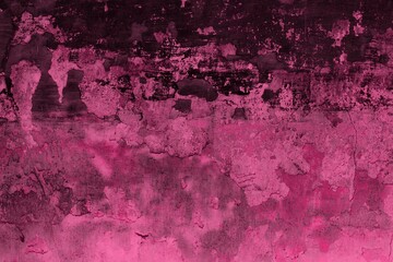 pink messy cement with damaged paint texture - beautiful abstract photo background