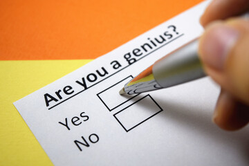 Fototapeta premium Questionnaire
