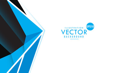 Vector Design Graphic Background Wallpaper with White Blank Space for Presentation, Publication, Web, Website, Card Horizontal in Office, Company, Business, Modern template