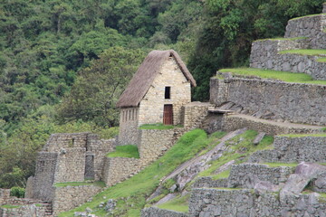 Fototapeta na wymiar View of Machu Picchu, Peru, South America.