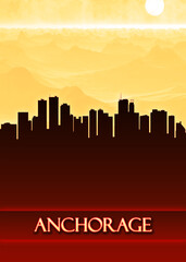 Anchorage City Skyline