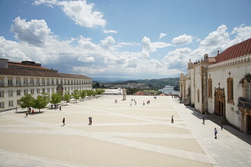 Fototapeta na wymiar University of Coimbra, one of the oldest universities in the world