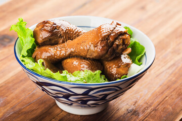 fowl stewed with soy sauce, Chicken thigh