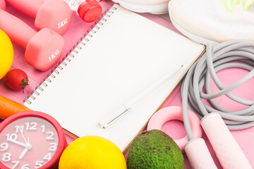 fitness and active healthy lifestyles Concept