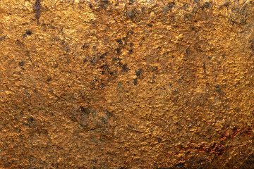 Fake gold yellow texture abstract wall background and gradients shadow shiny