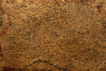 Fake gold yellow texture abstract wall background and gradients shadow shiny