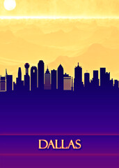 Dallas City Skyline
