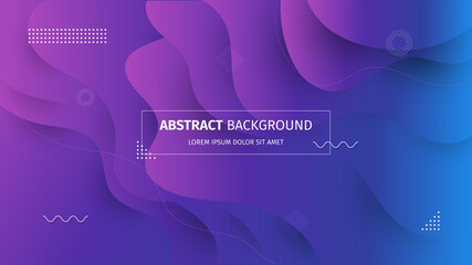 Modern gradient blue purple abstract background concept