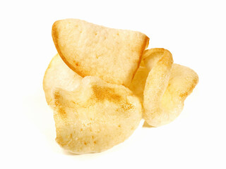 Shrimps - Crab Bread isolated on white Background