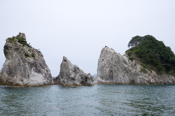 浄土ヶ浜の海岸