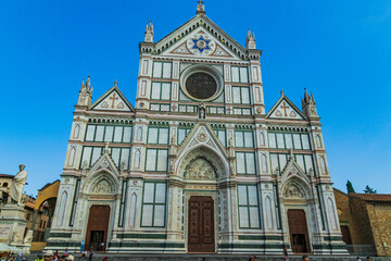 Fototapeta na wymiar Basilica of Santa Croce Florence Italy