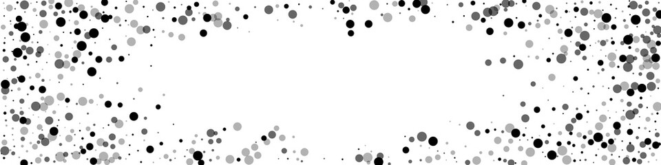 Scattered dense balck dots. Dark points dispersion