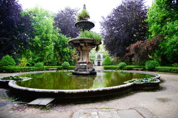 beautiful landscape, cityscape, night street in Portugal, Europe