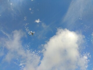 plane in the sky