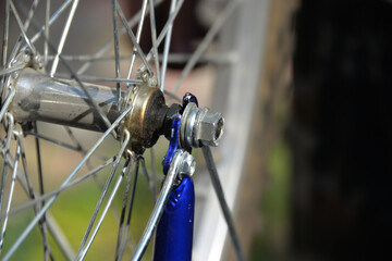 A bike repair, gluing of tires, inspection of the circuit. Do self-isolation repair the bike.