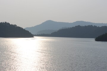 Landscape photography of sunset